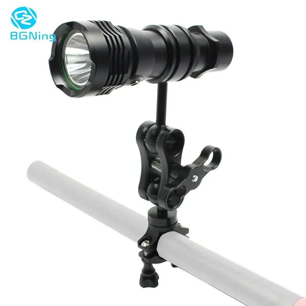 BGNing держатель для фонарика дайвинга зажим велосипеда Адаптер крепления на