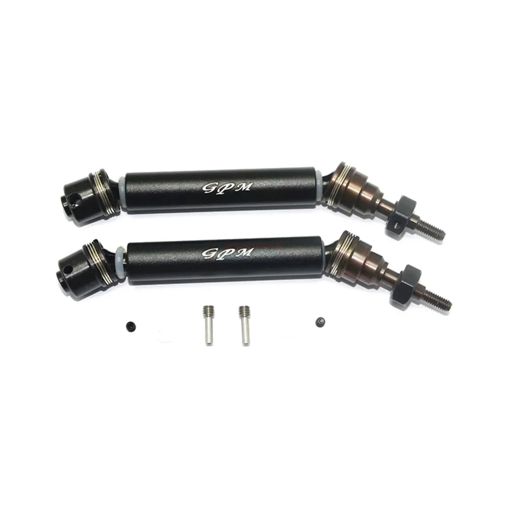 

Hardened Retractable CVD Front Universal Joint Driveshaft Set for Traxxas Rustler 4X4 RC Car Upgrade Parts