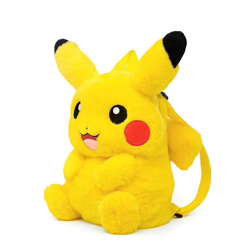 

Pokemon Pikachu Cute Japanese Pokemon Pikachu Plush Cartoon Backpack Gift