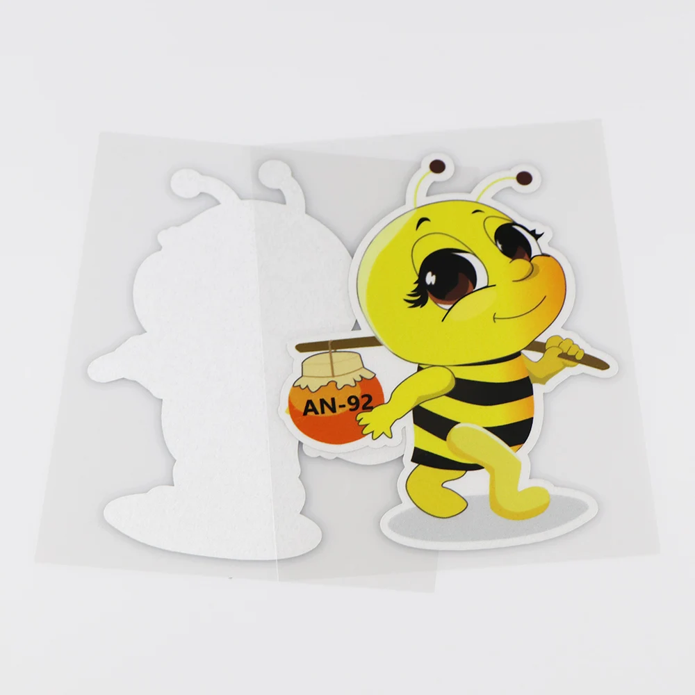 YOJA 9.5X12.5CM Lovely Cartoon Vinyl Decal Car Stickers Yellow Bee An-92 ZT3-0075 | Автомобили и мотоциклы