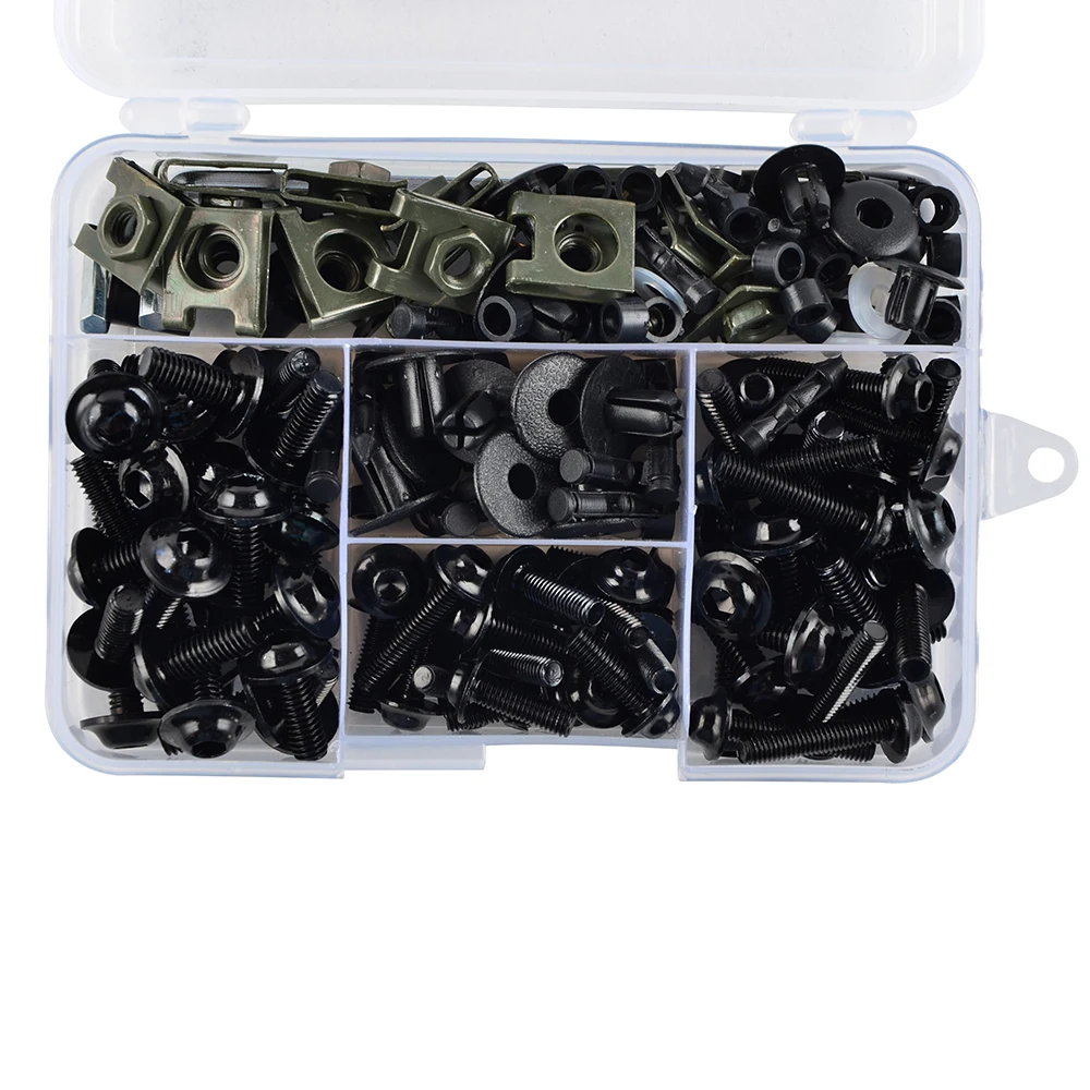 Комплект болтов обтекателя мотоцикла винты для кузова гайки Kawasaki Ninja 250R 300 500 650 ZX10R