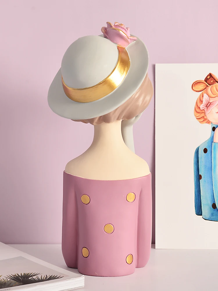 Современный Ночной светильник статуэтка из смолы украшение для дома гостиной