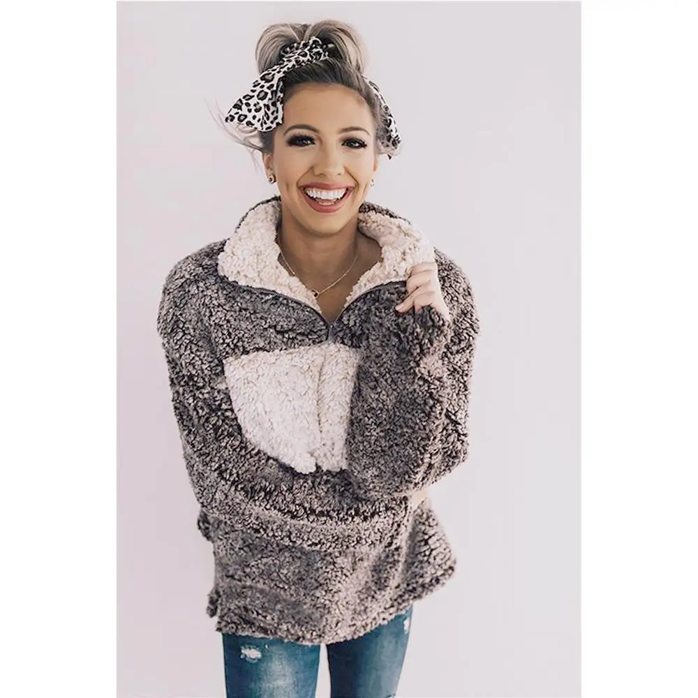 Женские шерстяные плотные флисовые пушистые пальто 2019 зимние теплые куртки с