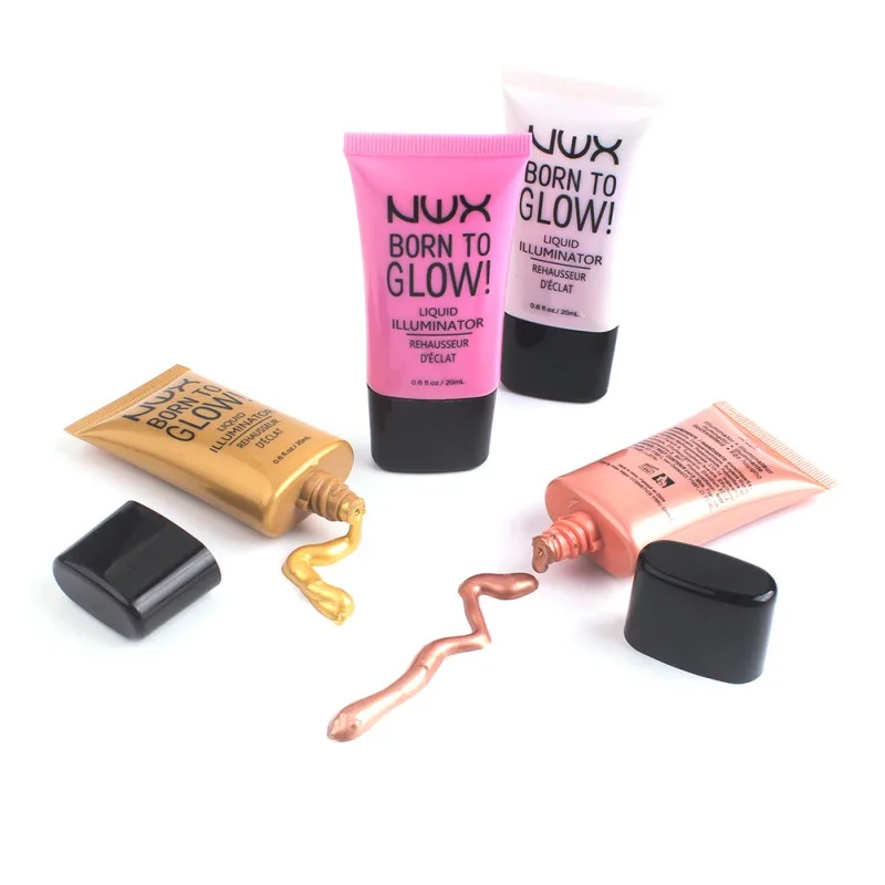 9 цветов жидкий хайлайтер долговечный водонепроницаемый яркий цвет кожи высокий