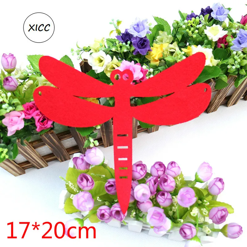 T-N Big 20cm Dragonfly Thicken Non-woven Polyester Wool Felt Pad Fabric School Classroom Kid Handmade Gift Doll DIY Hanging Work | Дом и сад