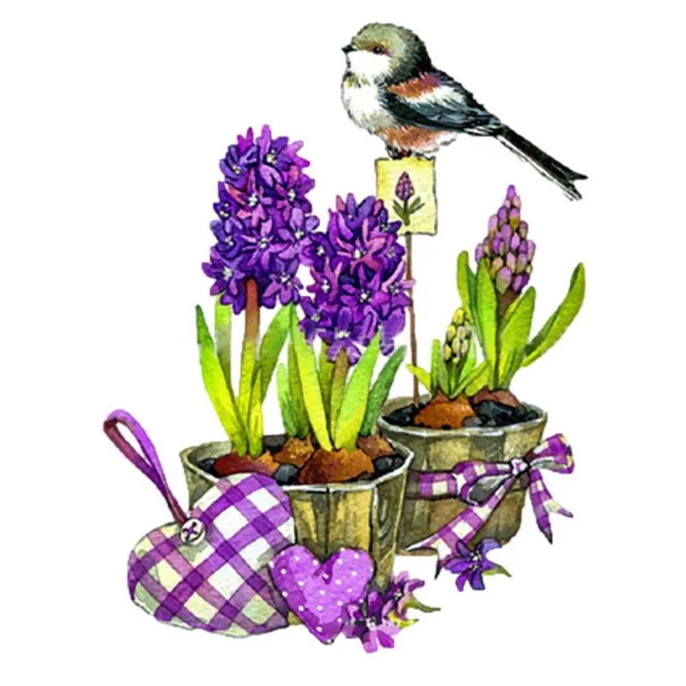 

1PCS Painted Window Hanging Decoration Acrylic Spring Bird Home Window And Outdoor Garden Decoration