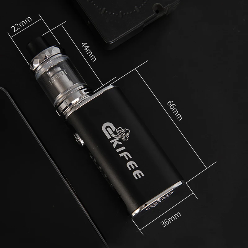 

HOT Ekifee 100W box mod Starter Kits Huge Smoke 3.0ml Tank 2000mAh Battery vape pen kit Electronic Cigarette Vaporizer
