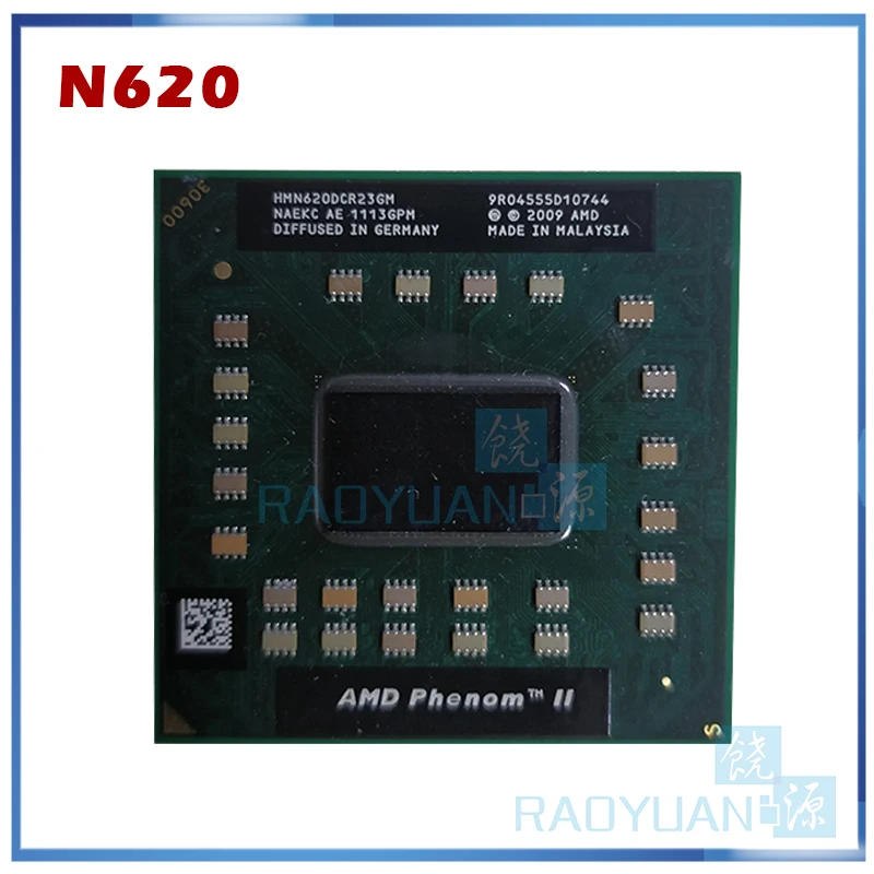 AMD PHENOM II N620 HMN620DCR23GM центральным процессором cpu гнездо для ноутбука S1 2 8 г м