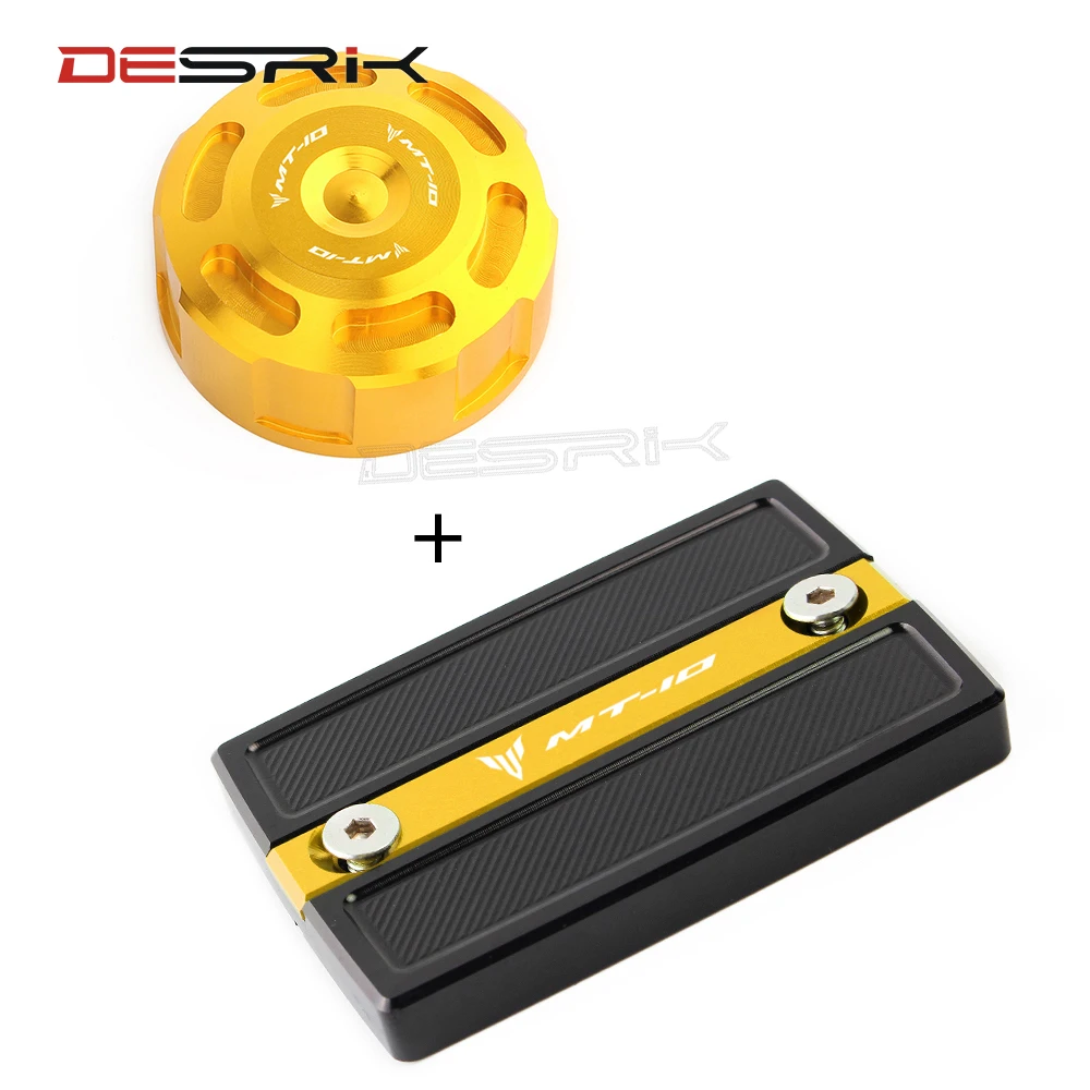 

Motorcycles Accessories Front & Rear brake Fluid Cylinder Master Reservoir Cover Cap For Yamaha MT10 MT 10 MT-10 2015-2019 2018