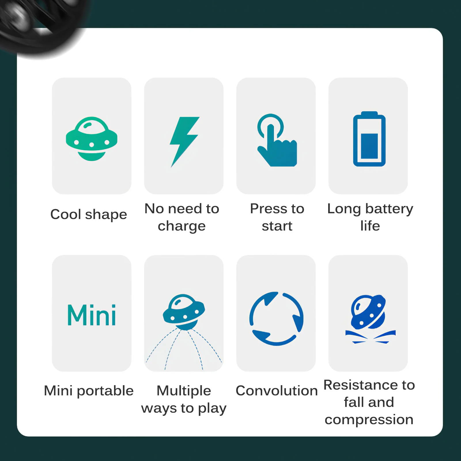 

Kinetic Gyroscope Gyro Stress Relieving Toy Bearing Spinning Toy Superimposed Long-Lastin Funny Durable Plastic Home Kids Stress