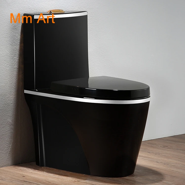 Китайская роскошная черная и Золотая санитарная посуда керамический цветной