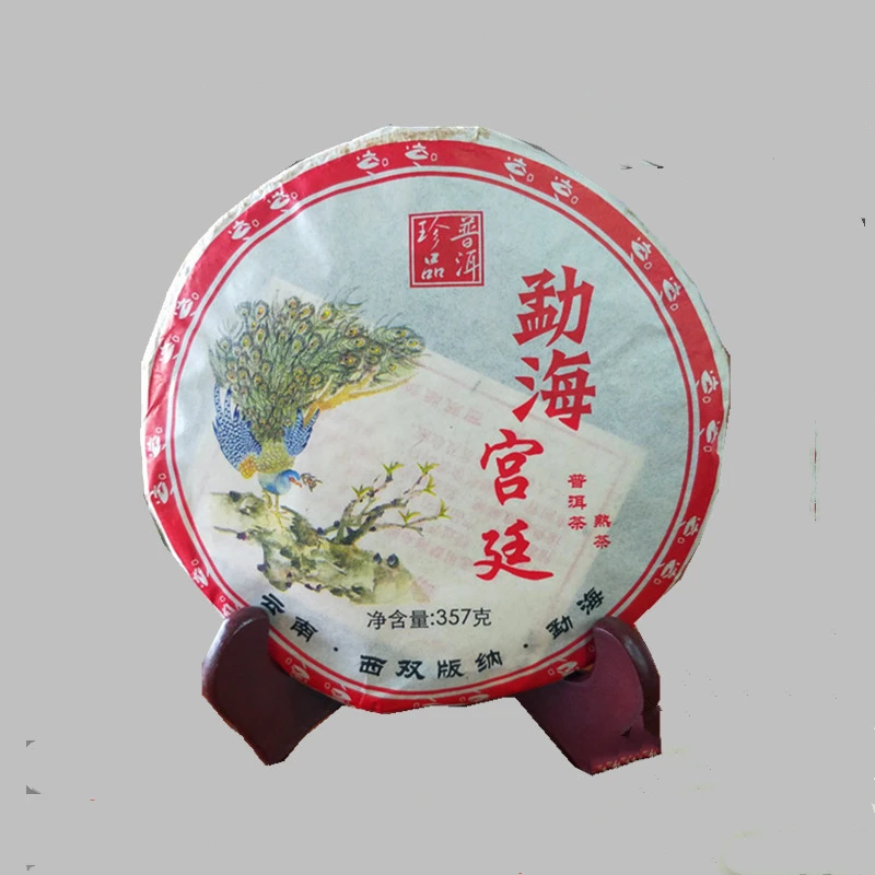 

2013 Yr Chinese Shu Pur-erh Tea Menghai Yunnan BanZhang Gong Ting Ripe Pur-erh 357g