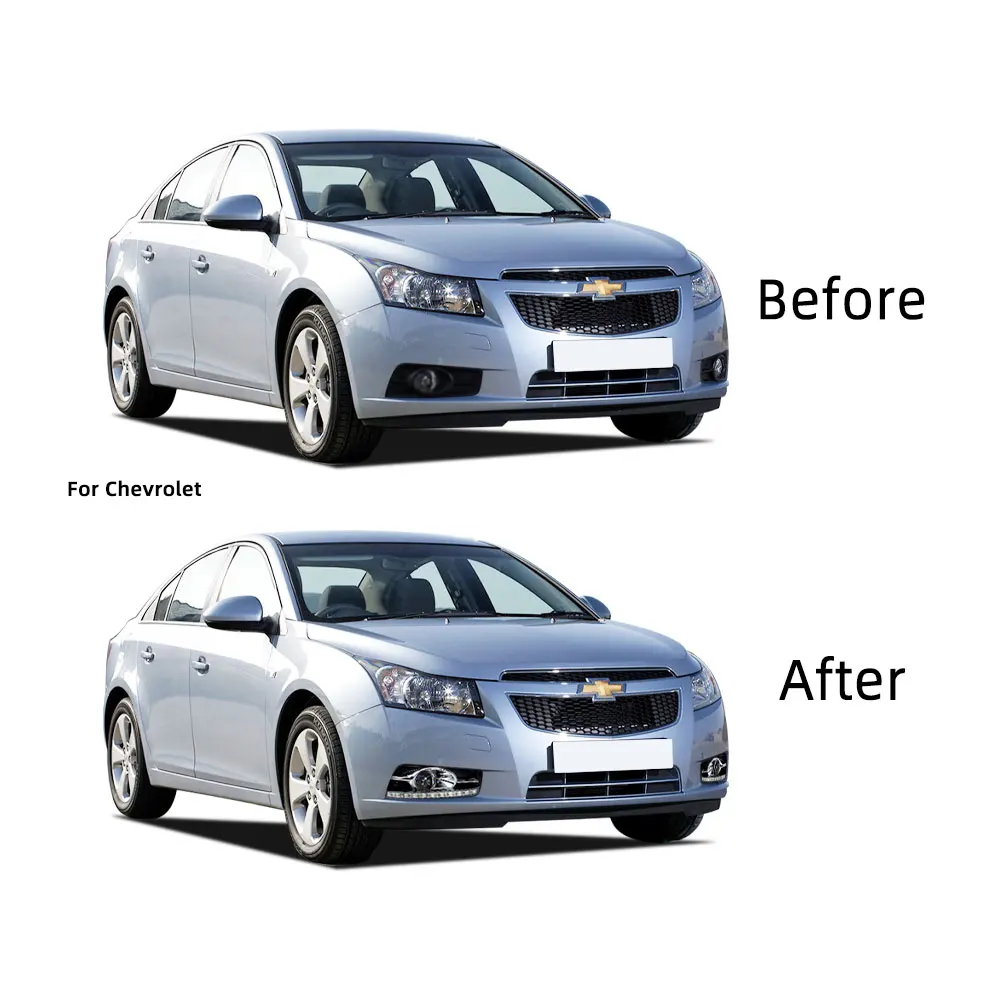 СВЕТОДИОДНЫЙ DRL Противотуманные светильник для Chevrolet Cruze 2009 2014 туман s головной
