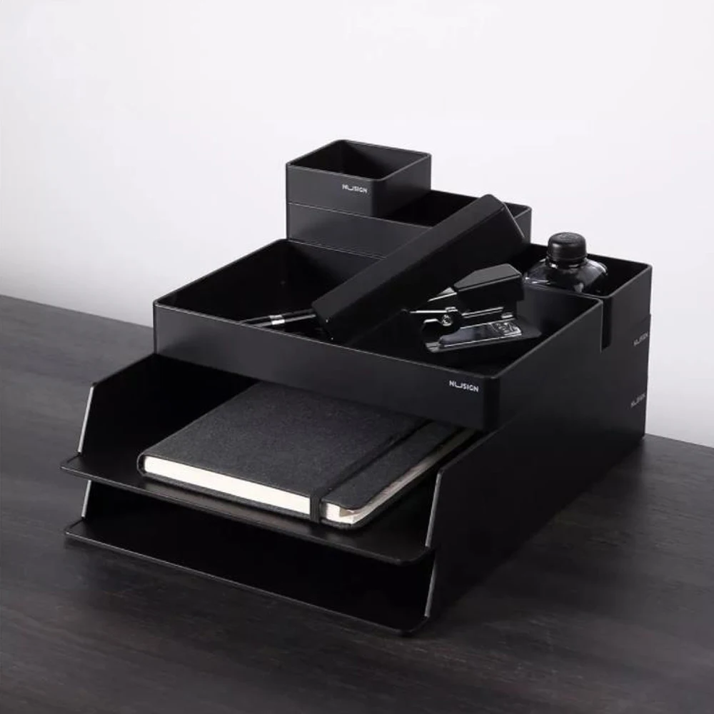 Настольный держатель для хранения NuSign многофункциональная коробка с круглым