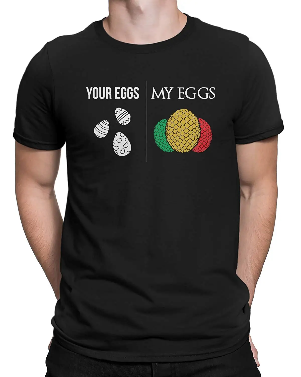 Мужская рубашка FGHFG Your Eggs My |