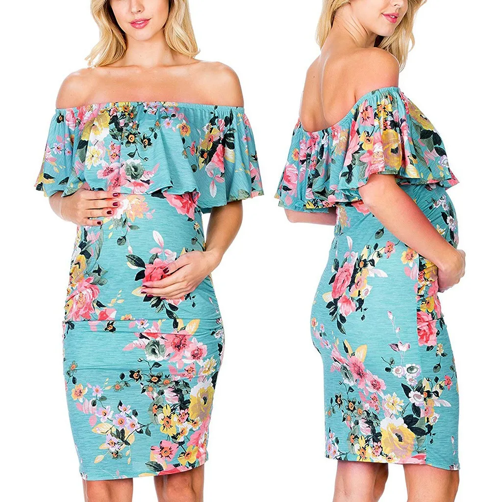 Платья для беременных в полоску с сексуальным бантом и v образным вырезом платье