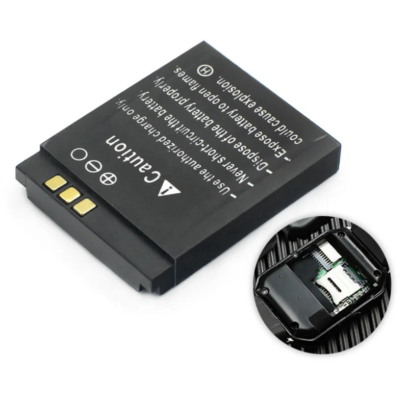 Прочные Смарт часы батарея LQ-S1 3 7 V 380mAh литиевая аккумуляторная для DZ09 W8