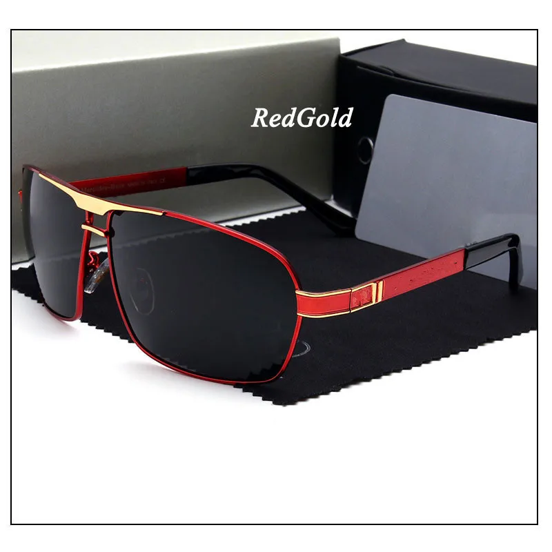 

Marca De moda Vintage Gafas De Sol hombres Mercedes De UV400 Gafas polarizadas para conducir, para pescar Gafas De Sol Unisex
