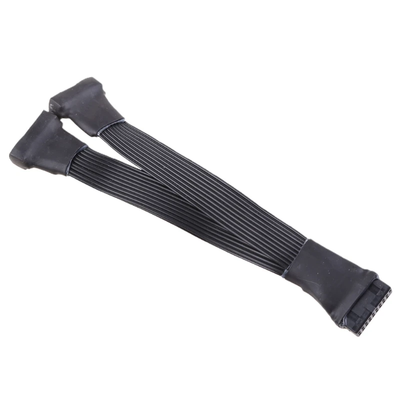 

1PC Motherboard USB 3.0 19PIN Header 1 to 2 Extension Splitter Cable12cm 19Pin Internal Extension Header Adapter Cable