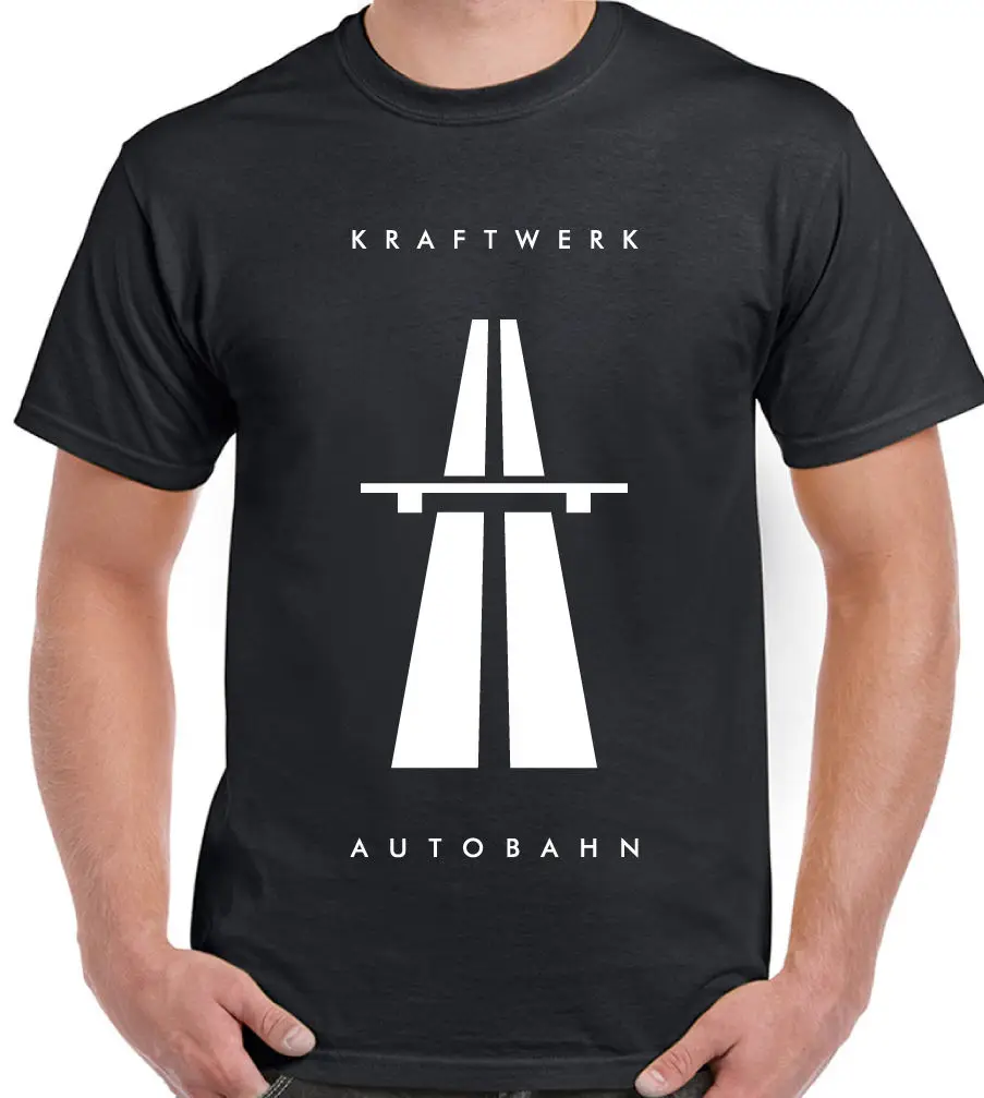 Мода 2019 Топ Футболка Мужская s Autobahn Kraftwerk музыка футболка Autobarn Принт футболки для