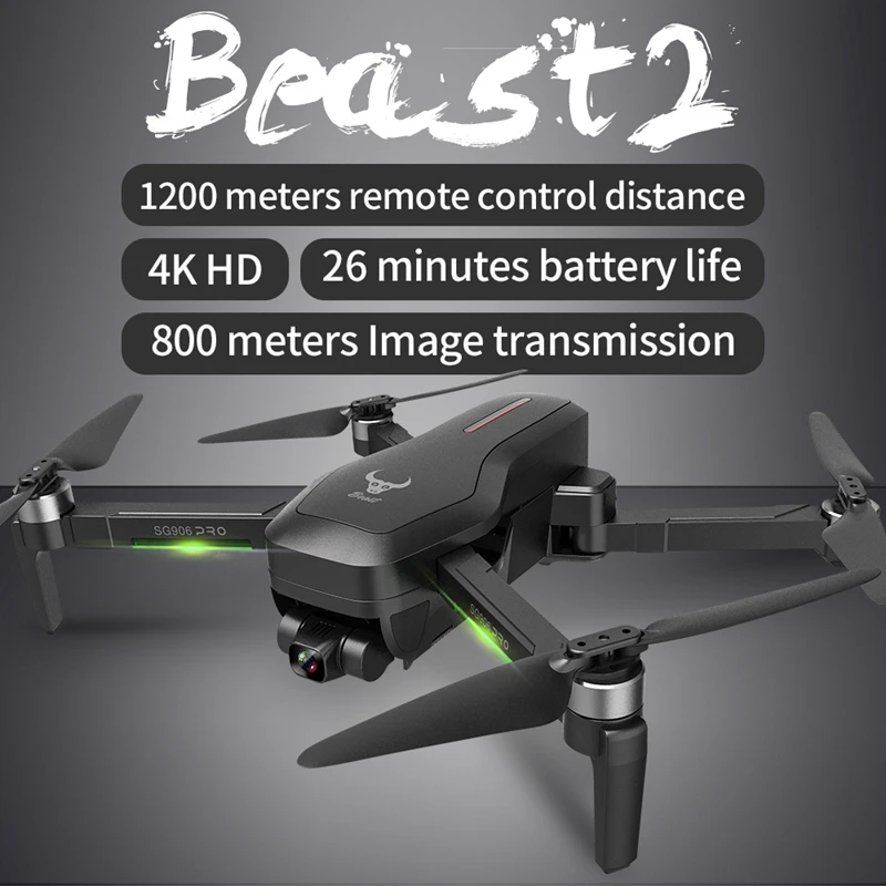 квадрокоптер sg906 pro 2 4k hd камеры 1080p wi fi free g