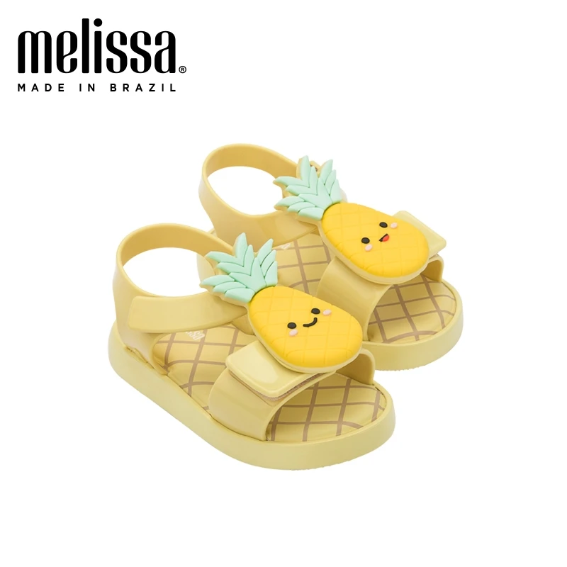 

2021 Mini Melissa Children's Sandals Pineapple Fruit Sandals Strawberry Jelly Girl Baby Avocado Sandals Toddler Melissa Shoes