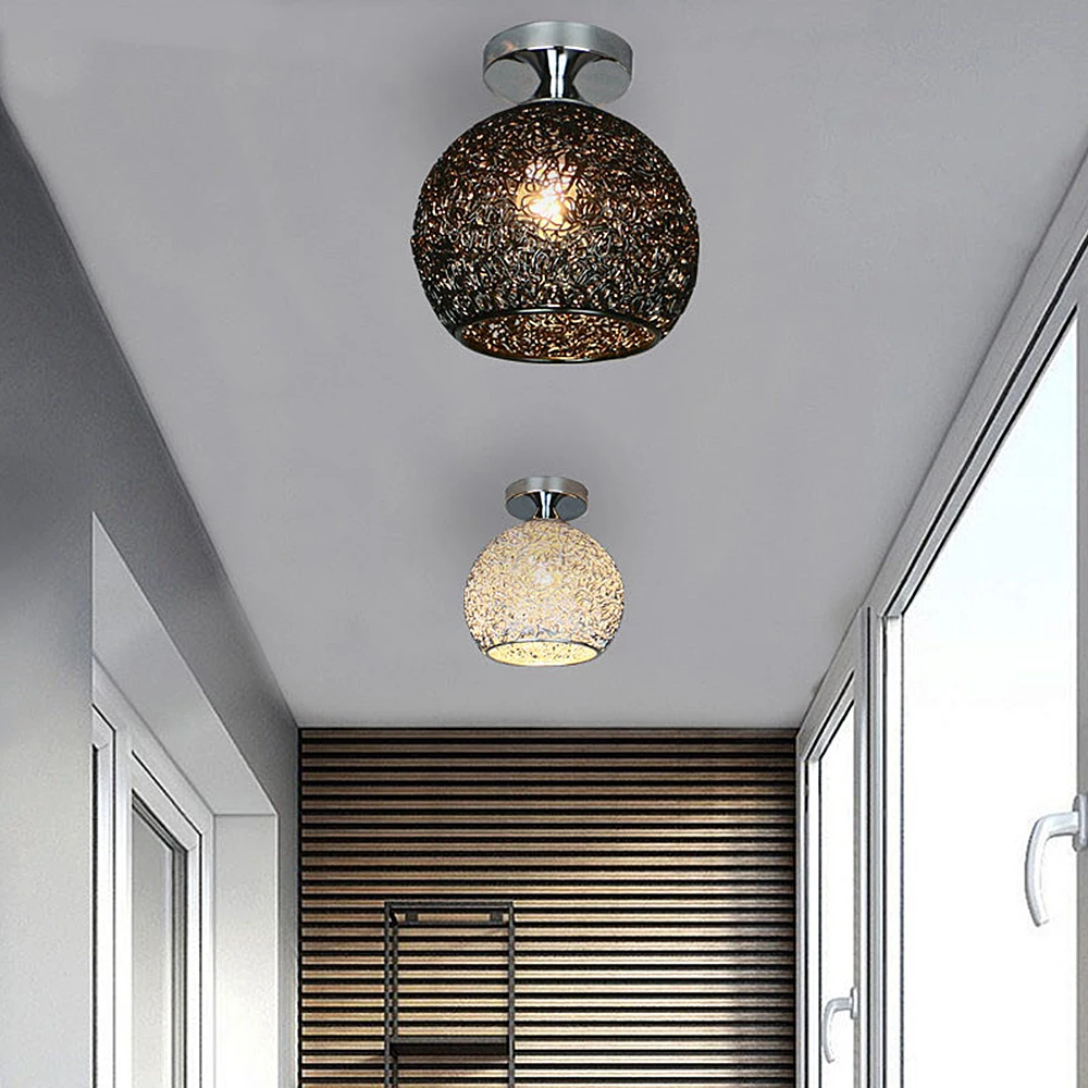 Modern Ceiling Light Balcony E27 Lamp In Aluminum Lampshade for Bedroom Living Room Hallway Not Include Bulbs | Лампы и освещение