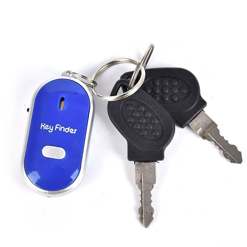 Smart Keyring Whistle Keychain Tracker Anti-Lost Finder Sound Control LED Key | Электроника