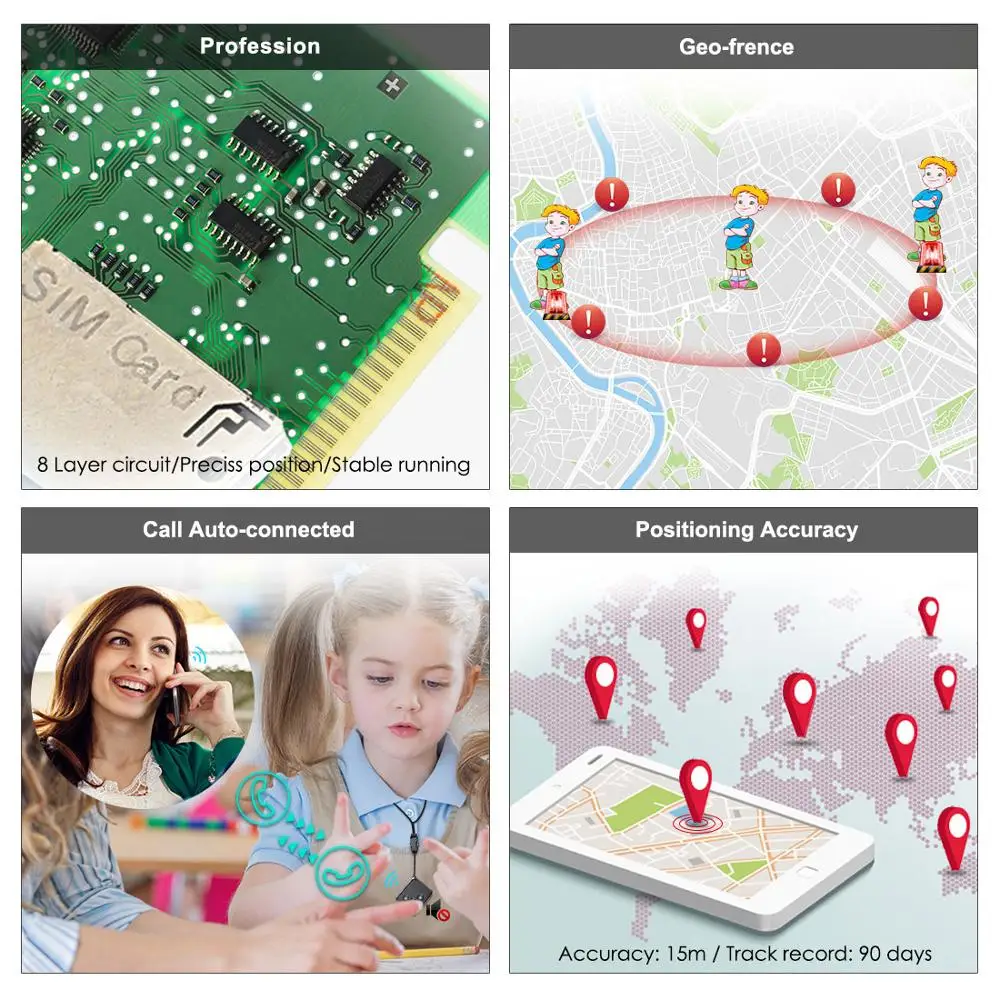 Prazata мини gps трекер дети Дети RF-V16 бесручные разговора 2G GSM gps-определитель