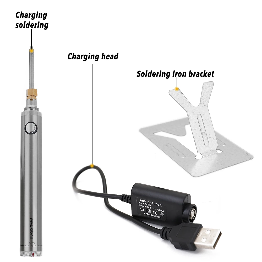 

New Soldering Iron Wireless Charging Soldering Iron Mini Portable Battery Soldering Iron with USB Welding Tools