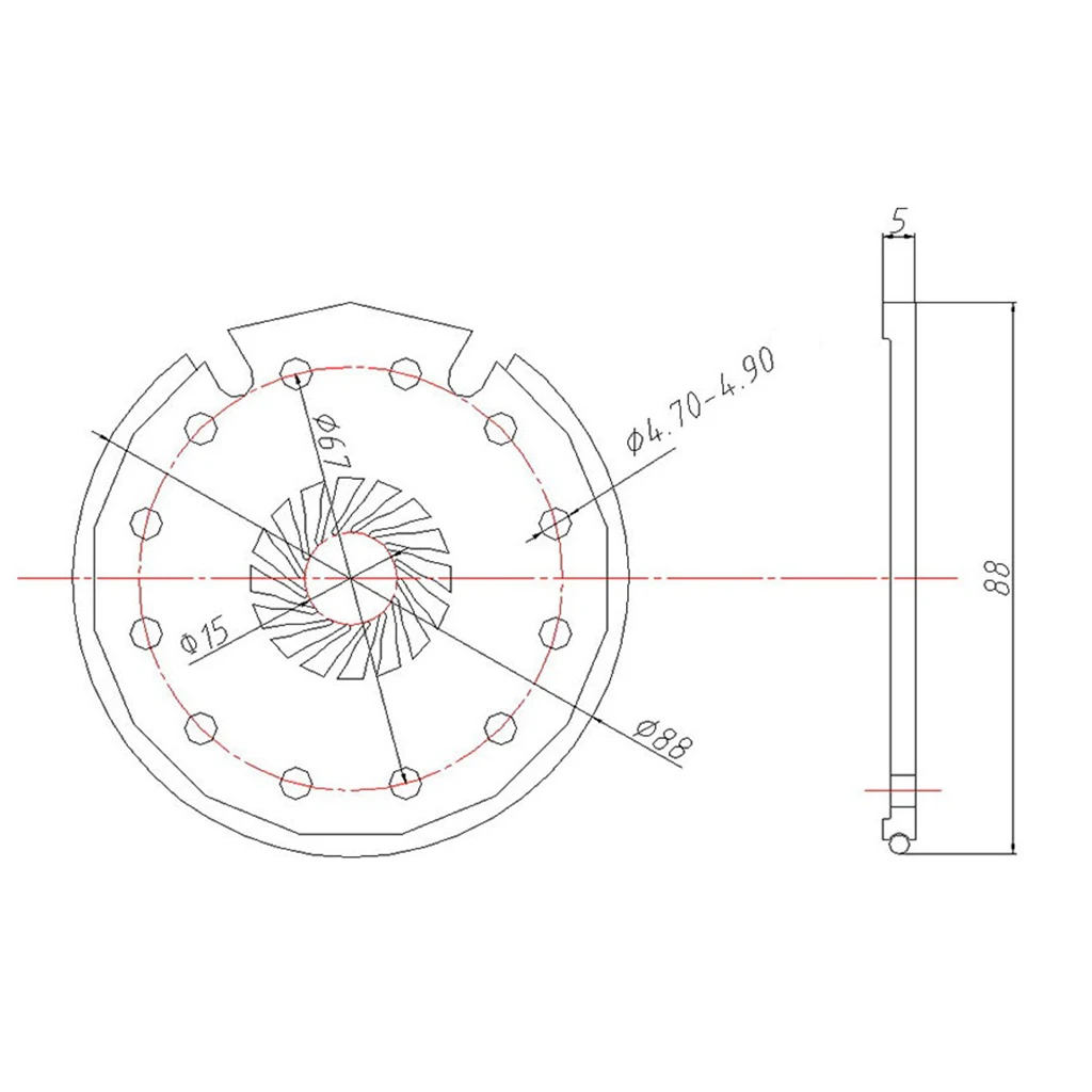 Велосипед преобразования KT-D12 магнитных точек помочь Сенсор разъем 90 см/35 4'' |