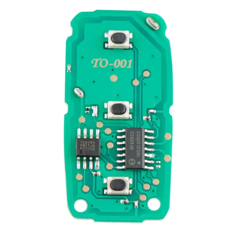 314 МГц 3 + 1 кнопки без ключа вход дистанционный ключ-брелок от машины замена HYQ12BAN