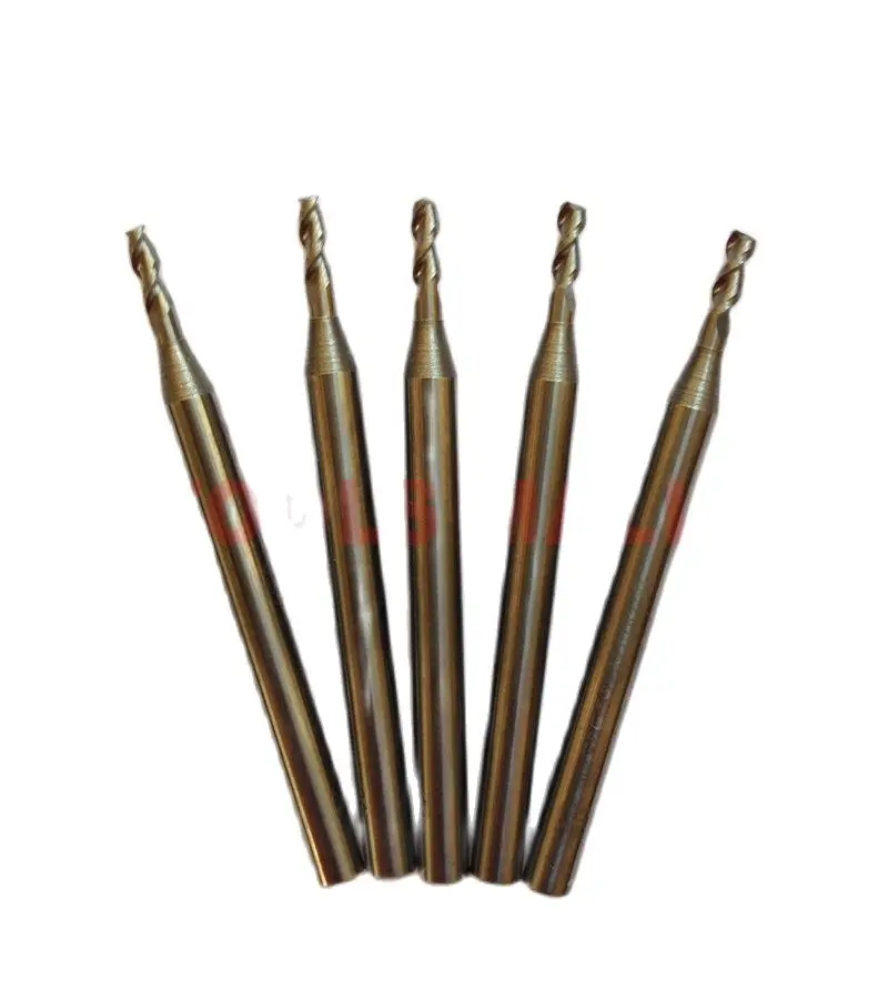 Фрезерные инструменты из сплава алюминия с 3 канавками 6 шт. 2 мм концевые Фрезы