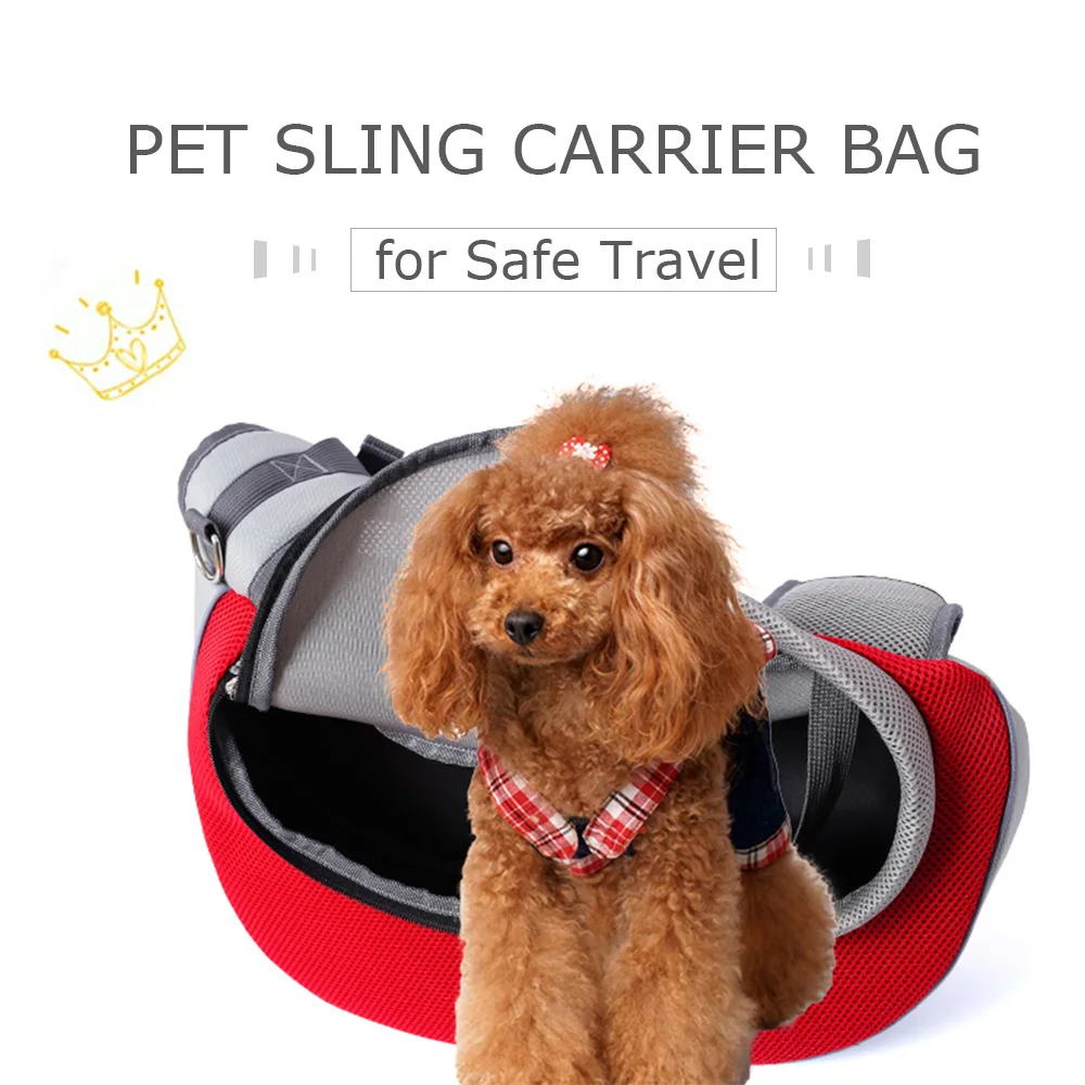 Hot Pet Dog Bag Small Carrier Outdoor Sling Hands-free Travel | Дом и сад