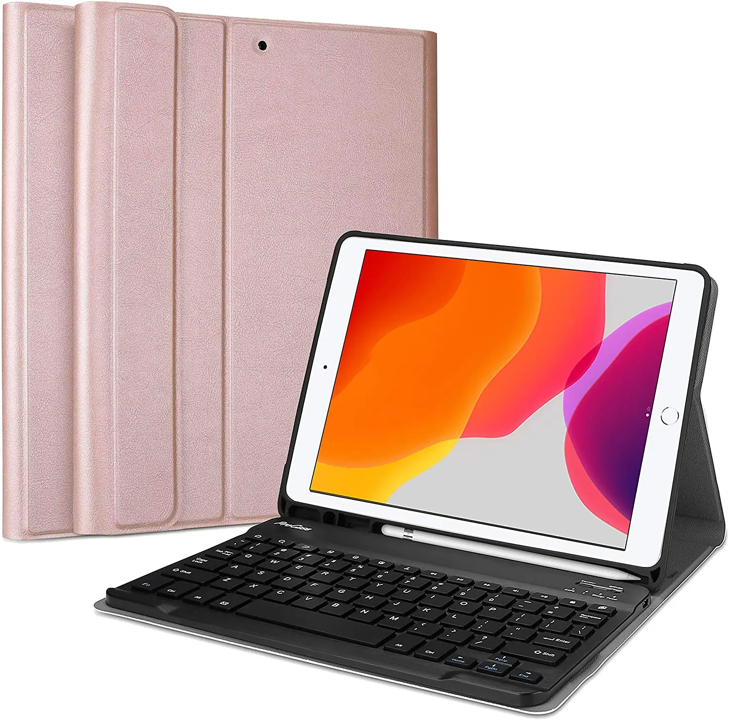 

Чехол для iPad 10,2 9 поколения 2021/ 8 поколения 2020/ 7 поколения 2019, беспроводная Магнитная Съемная клавиатура