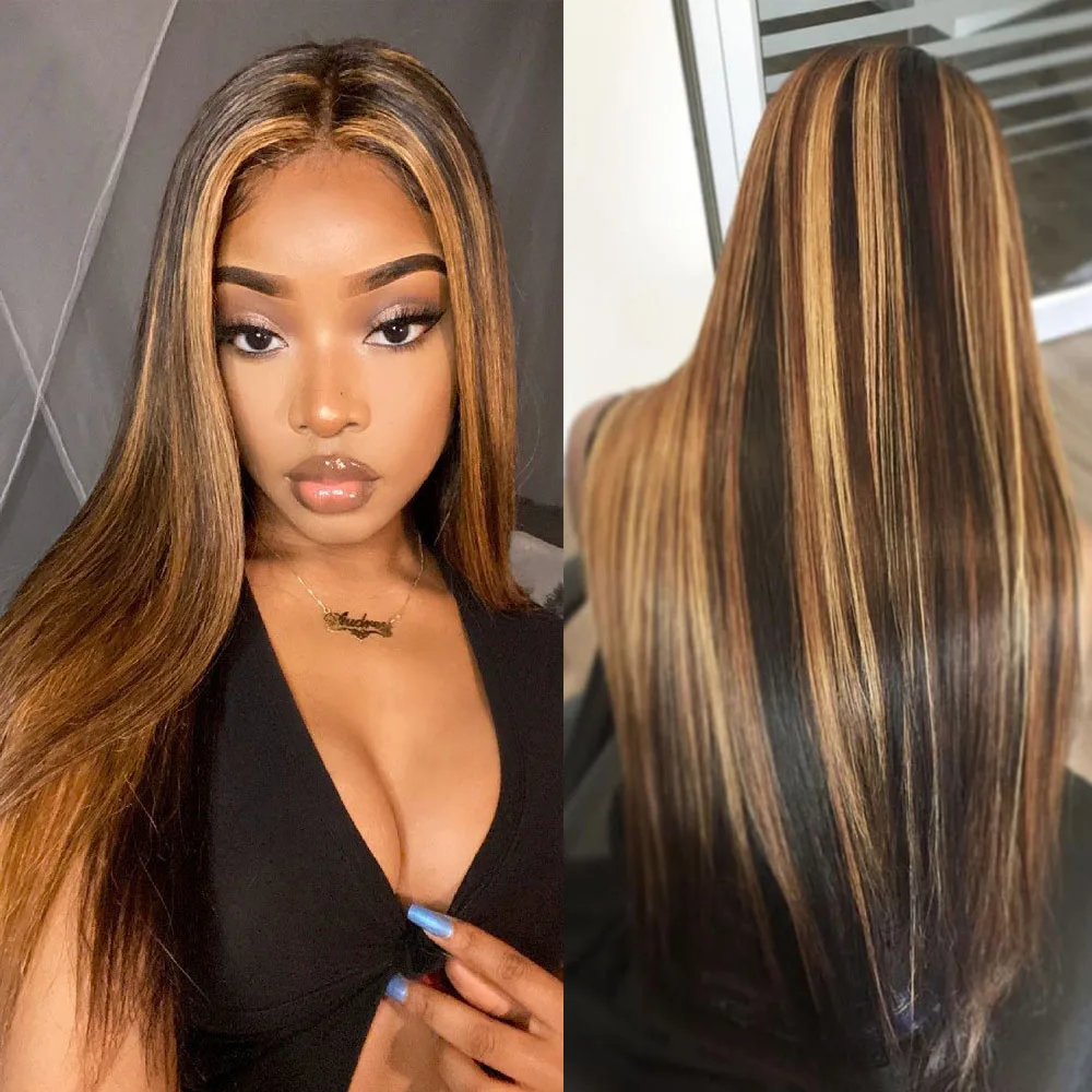 Синтетические волосы на кружеве парик Выделите парики из натуральных волос с