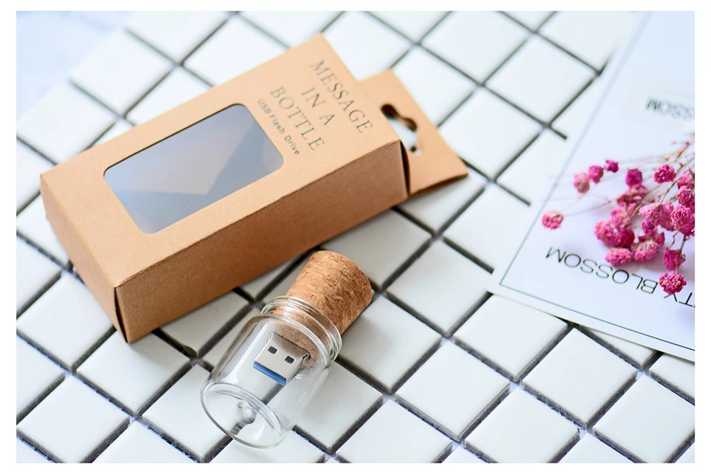 JASTER USB 3,0, новинка, плавающая бутылка, флешка, 4 ГБ, 8 ГБ, 16 ГБ, 32 ГБ, 64 ГБ, пожелание пробки для бутылок, usb флеш-накопитель, карта памяти, свадебный подарок