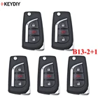 Программатор ключей KEYDIY B13-2 + 1 KD900URG200 KD-X2, 5 шт.лот, миниатюрный пульт дистанционного управления серии B KD