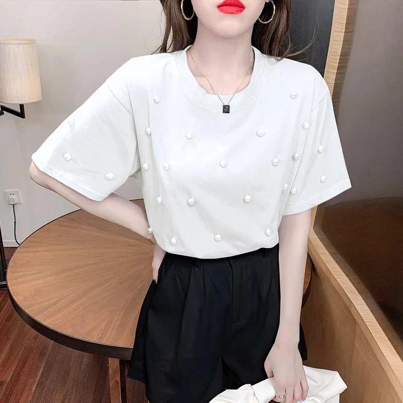 

2021 Summer Fashion white T Shirt Women Woman Tshirt
