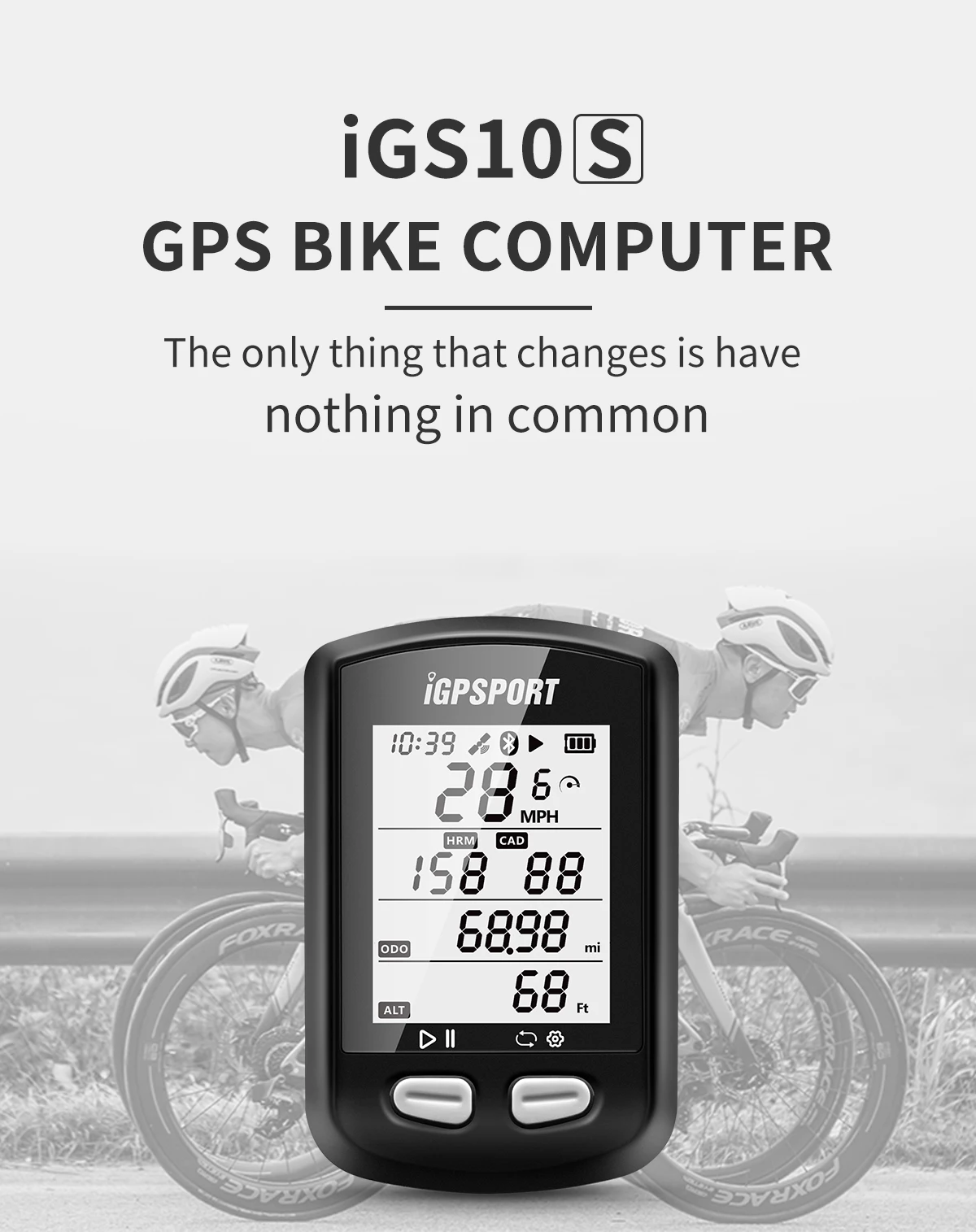 

Велосипедный компьютер iGS10S, с GPS-портом, Bluetooth 5,0, IPX6, водонепроницаемый, спидометр для велосипеда, Беспроводные аксессуары для велоспорта