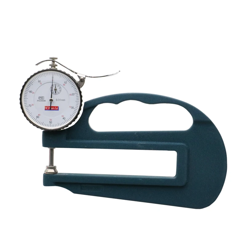

Sichuan Lu Thickness Gauge Thickness Gauge Thickness Gauge Pointer Type 0-10*0.01mm 120mm