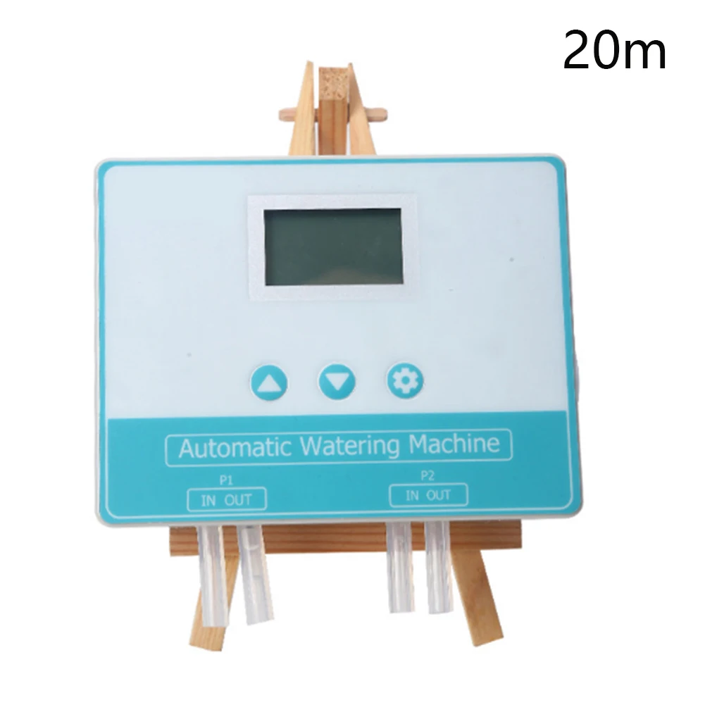

Automatic Timer Double Water Pump Indoor Outdoor ABS Safe Potted Plant Intelligent Watering Device Home Garden DC 5V LCD Display