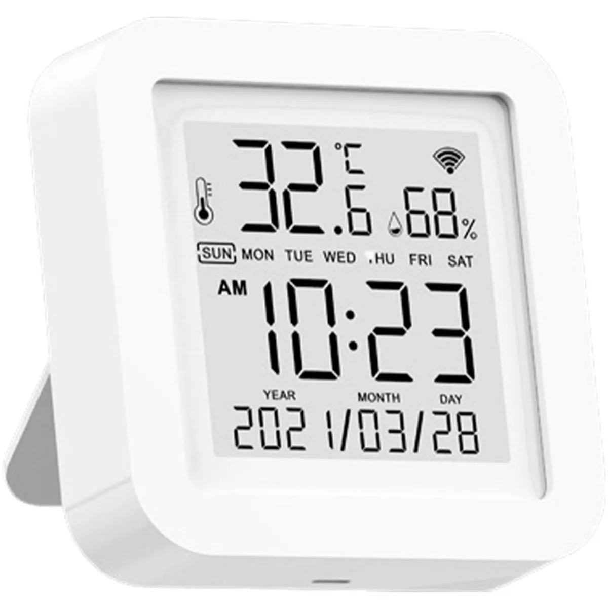 

Мини-термометр с ЖК-дисплеем, цифровой Комнатный гигрометр с датчиком температуры и влажности, инструмент для измерения температуры