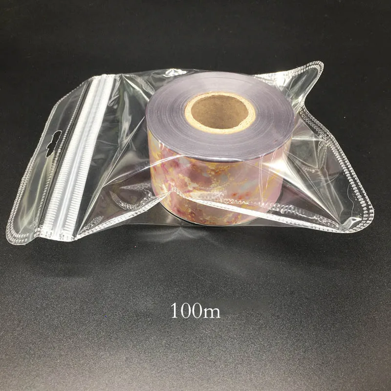 

100m/roll Marble Series Nail Foil Sticker 5 colors Nail Transfer Sticker Paper Starry Sky Nail Foil Paper Shining Nail Art Decal