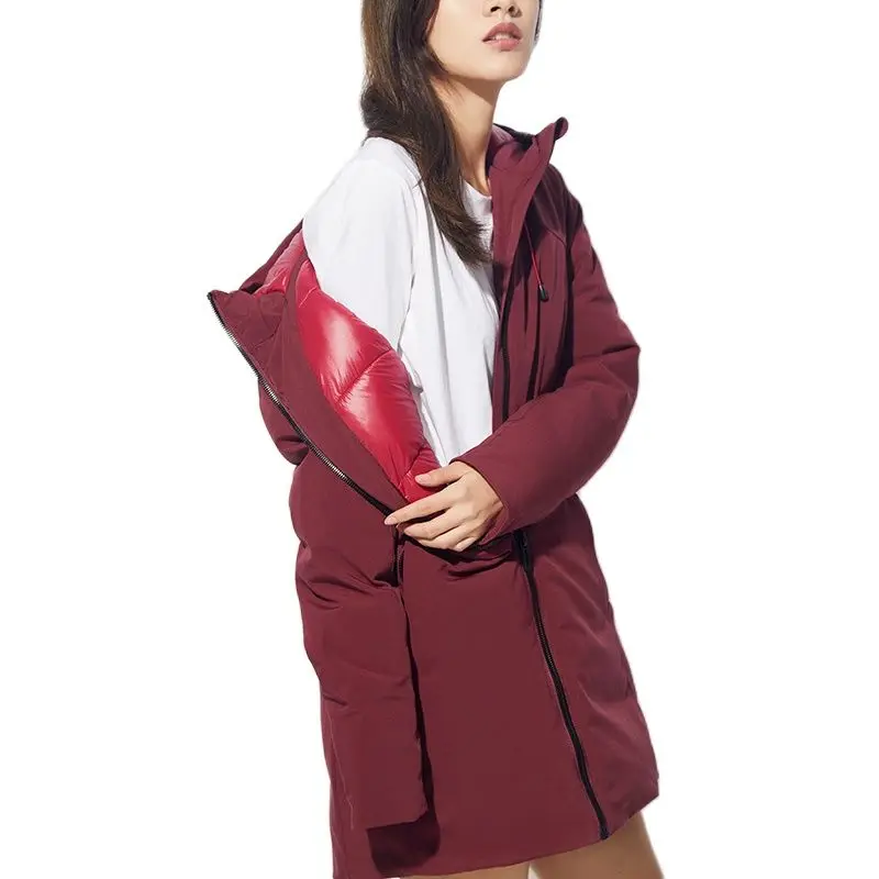 

Soft Shell Outdoor Jacket Winter Women Hiking Hoodie Windbreaker Waterproof Thickened Camping Clothes Windproof Sports Coats