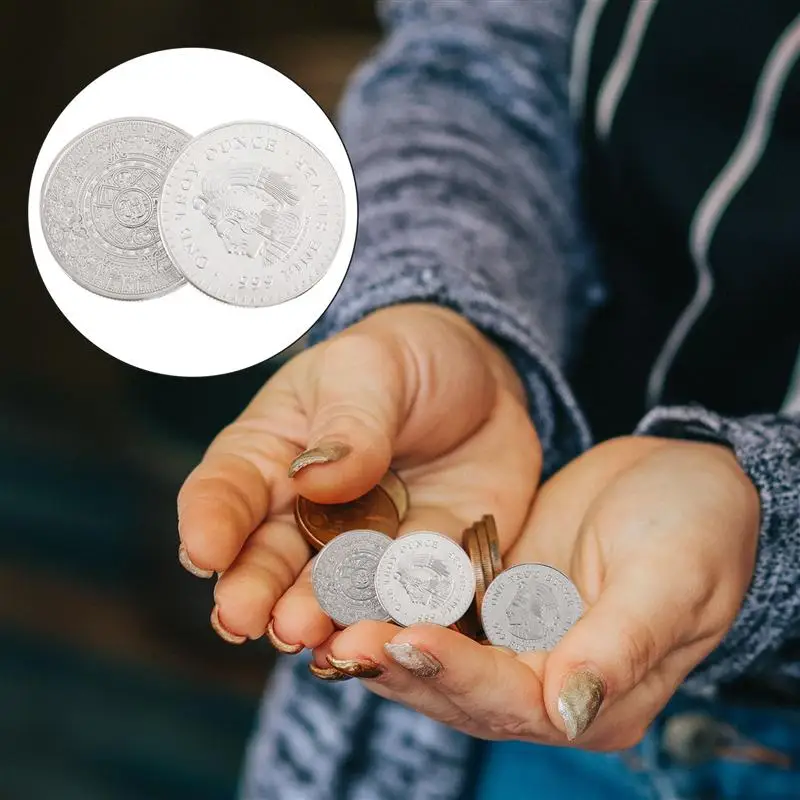 

2pcs Maya Commemorative Coins Collection Coins Craft Mexican Souvenir Coins