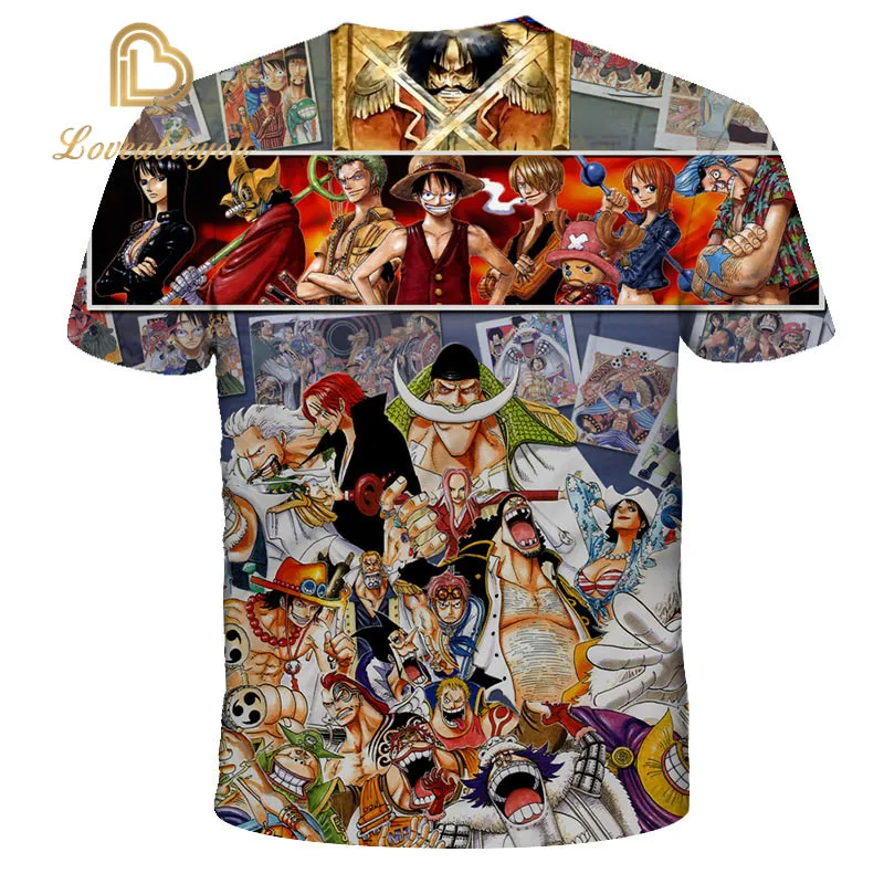 

Funny One Piece T Shirt Japanese Anime Shirt Men T-shirt Luffy T Shirts Clothing Tee Shirt Printed Tshirt Short Sleeve Top Tee