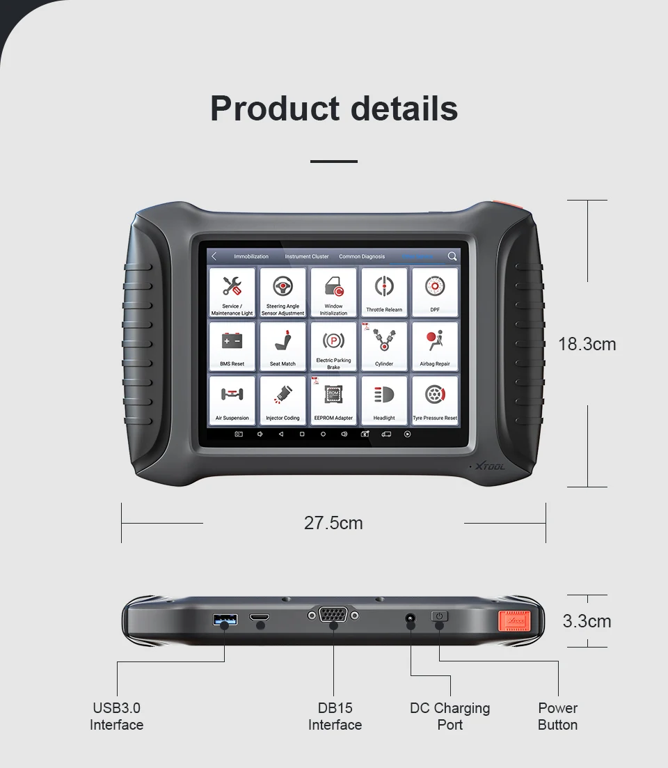 Программатор ключей XTOOL X100 PAD3 SE профессиональный сканер для диагностики всех