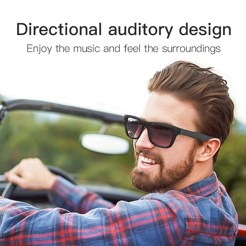Солнцезащитные очки E10 Smart Audio BT5.0 Беспроводная музыкальная гарнитура УФ защитные