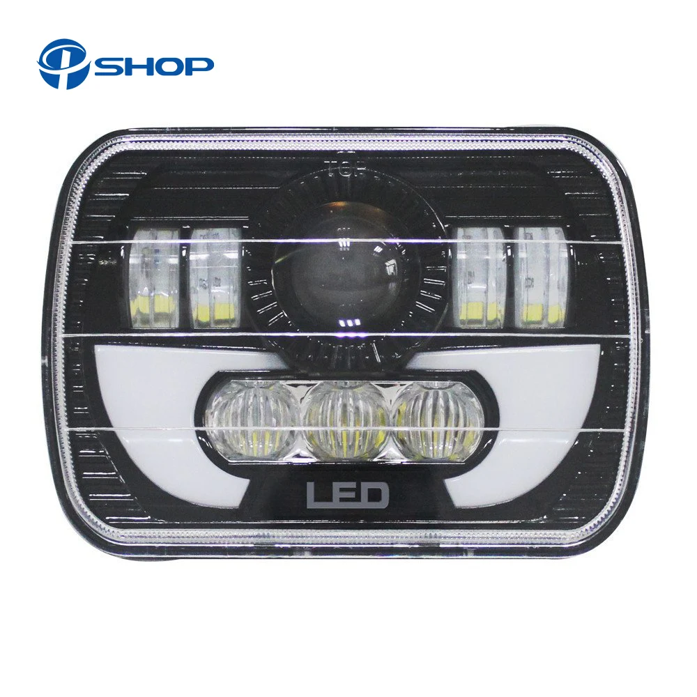 Квадратные светодиодсветодиодный фары дальнего света для грузовика 5X7 дюймов 90